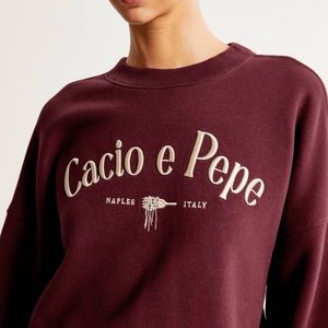 Abercrombie & Fitch Pasta Graphic Sunday Crew